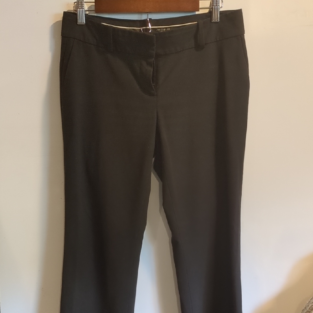 Ann Taylor Black Straight Leg Pants